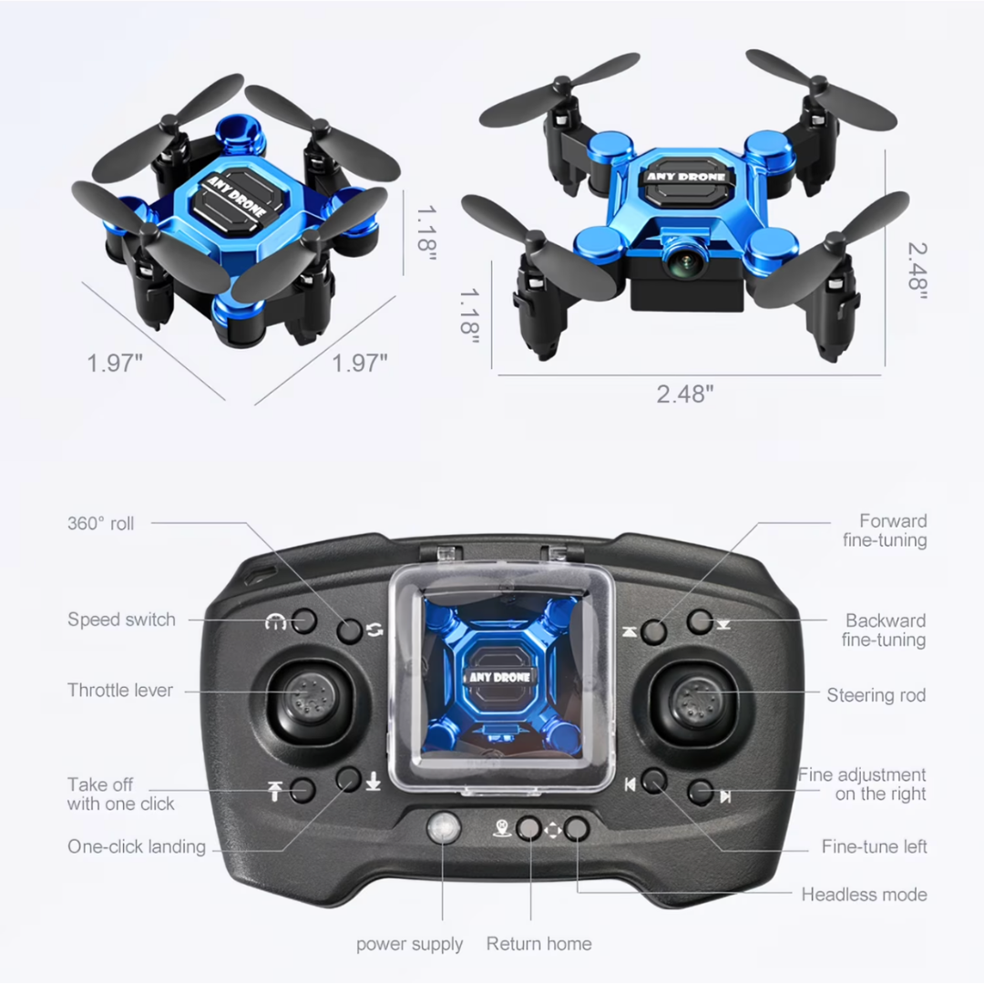 AnyDrone™ | 4K Mini Folding Drone