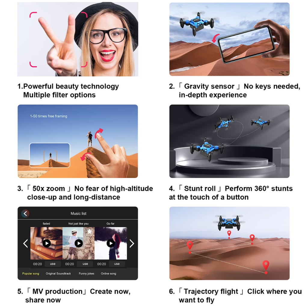 AnyDrone™ | 4K Mini Folding Drone